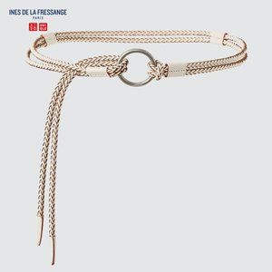 NWOT Rope Leather Belt (Ines de la Fressange + Uniqlo)